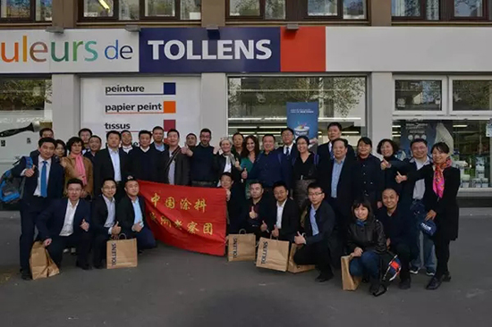 中国涂料代表团到法国涂料协会及市场考察