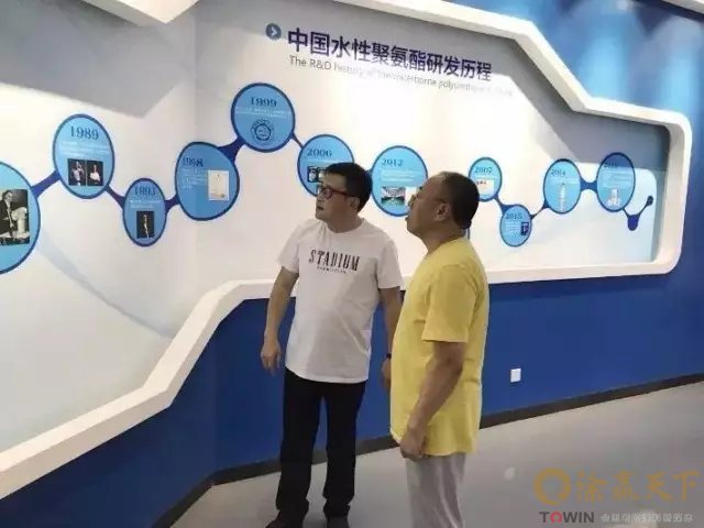 水性科天老板好着呢!中涂协会长和人民日报到访科天